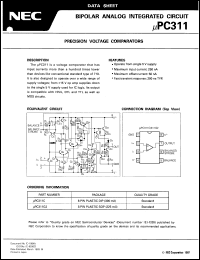 datasheet for UPC311C by NEC Electronics Inc.