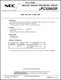 datasheet for UPC3206GR by NEC Electronics Inc.