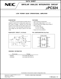 datasheet for UPC324C by NEC Electronics Inc.