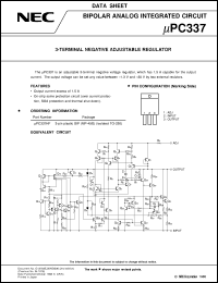 datasheet for UPC337H by NEC Electronics Inc.