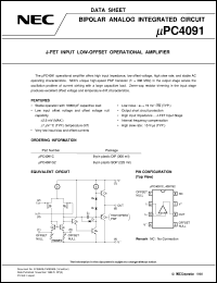 datasheet for UPC4091C by NEC Electronics Inc.