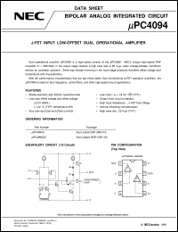 datasheet for UPC4094C by NEC Electronics Inc.