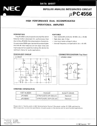 datasheet for UPC4556C by NEC Electronics Inc.