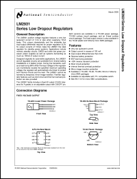 datasheet for LM2931MX-5.0 by 