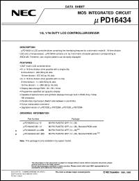 datasheet for UPD16434G-XXX-12 by NEC Electronics Inc.