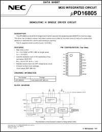 datasheet for UPD16805GS-T1 by NEC Electronics Inc.