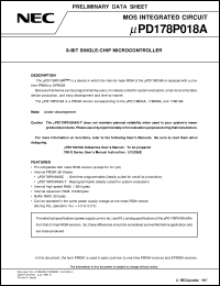 datasheet for UPD178P018AGC-3B9 by NEC Electronics Inc.