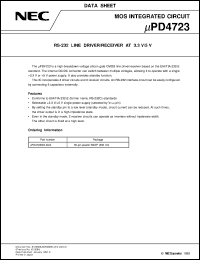 datasheet for UPD4723GS-GJG-E1 by NEC Electronics Inc.