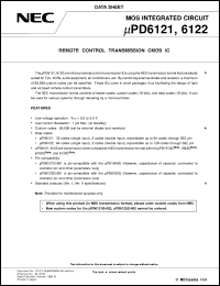 datasheet for UPD6121G-001 by NEC Electronics Inc.