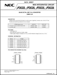 datasheet for UPD6325C by NEC Electronics Inc.