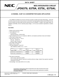 datasheet for UPD6379ALGR by NEC Electronics Inc.