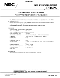 datasheet for UPD6P5MC-5A4 by NEC Electronics Inc.
