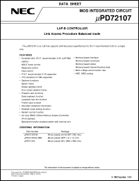 datasheet for UPD72107GC-3B9 by NEC Electronics Inc.