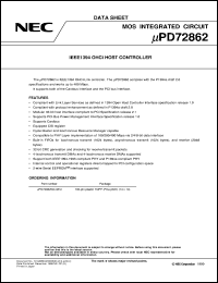 datasheet for UPD72862GC-9EU by NEC Electronics Inc.