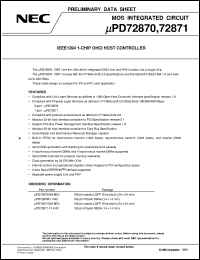 datasheet for UPD72870GM by NEC Electronics Inc.