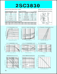 datasheet for 2SC3830 by Sanken Electric Co.
