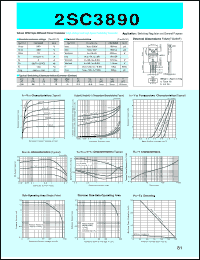 datasheet for 2SC3890 by Sanken Electric Co.