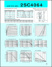 datasheet for 2SC4064 by Sanken Electric Co.
