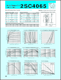 datasheet for 2SC4065 by Sanken Electric Co.