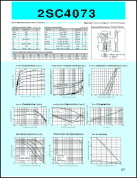 datasheet for 2SC4073 by Sanken Electric Co.
