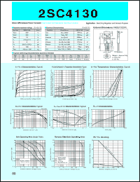 datasheet for 2SC4130 by Sanken Electric Co.