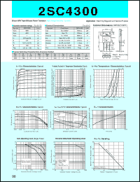 datasheet for 2SC4300 by Sanken Electric Co.