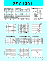 datasheet for 2SC4301 by Sanken Electric Co.