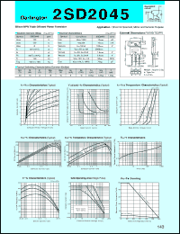 datasheet for 2SD2045 by Sanken Electric Co.