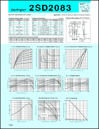 datasheet for 2SD2083 by Sanken Electric Co.