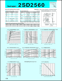 datasheet for 2SD2560 by Sanken Electric Co.