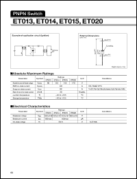 datasheet for ET015 by Sanken Electric Co.