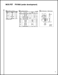 datasheet for FKV660 by Sanken Electric Co.