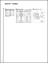 datasheet for FKV660S by Sanken Electric Co.