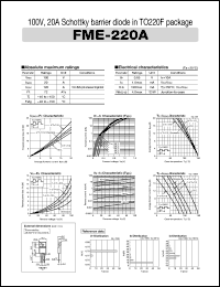 datasheet for FME-220A by Sanken Electric Co.