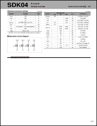 datasheet for SDK04 by Sanken Electric Co.