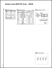 datasheet for SDK08 by Sanken Electric Co.