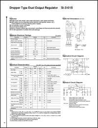 datasheet for SI-3101S by Sanken Electric Co.