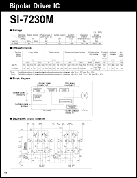 datasheet for SI-7230M by Sanken Electric Co.