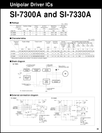 datasheet for SI-7300A by Sanken Electric Co.