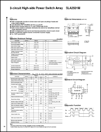 datasheet for SLA2501M by Sanken Electric Co.