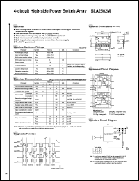 datasheet for SLA2502M by Sanken Electric Co.
