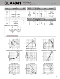 datasheet for SLA4041 by Sanken Electric Co.