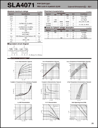 datasheet for SLA4071 by Sanken Electric Co.