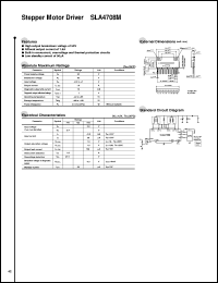 datasheet for SLA4708M by Sanken Electric Co.