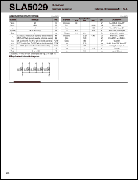 datasheet for SLA5029 by Sanken Electric Co.