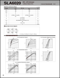 datasheet for SLA6020 by Sanken Electric Co.