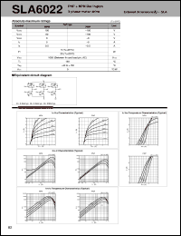 datasheet for SLA6022 by Sanken Electric Co.