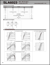 datasheet for SLA6023 by Sanken Electric Co.