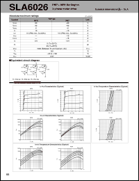 datasheet for SLA6026 by Sanken Electric Co.