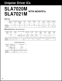 datasheet for SLA7021M by Sanken Electric Co.